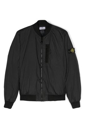 black polyamide jacket STONE ISLAND KIDS | 791640323V0029